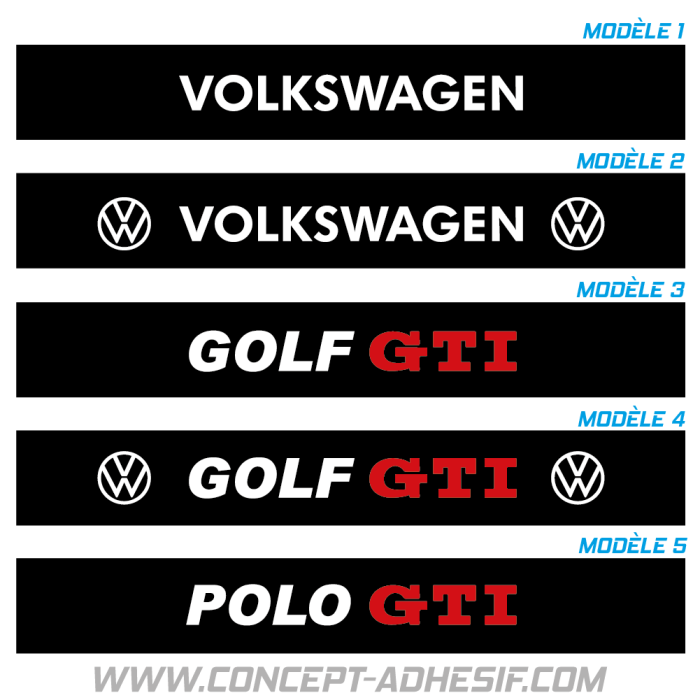 Bandeau pare soleil VOLKSWAGEN 1