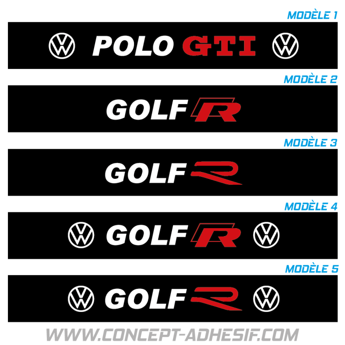 Bandeau pare soleil VOLKSWAGEN 2