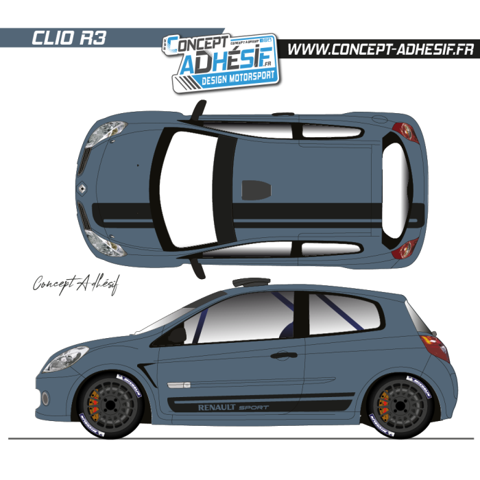 Kit déco clio R3 Light