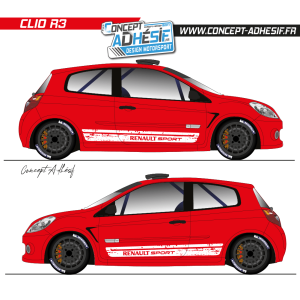 Kit déco clio R3...