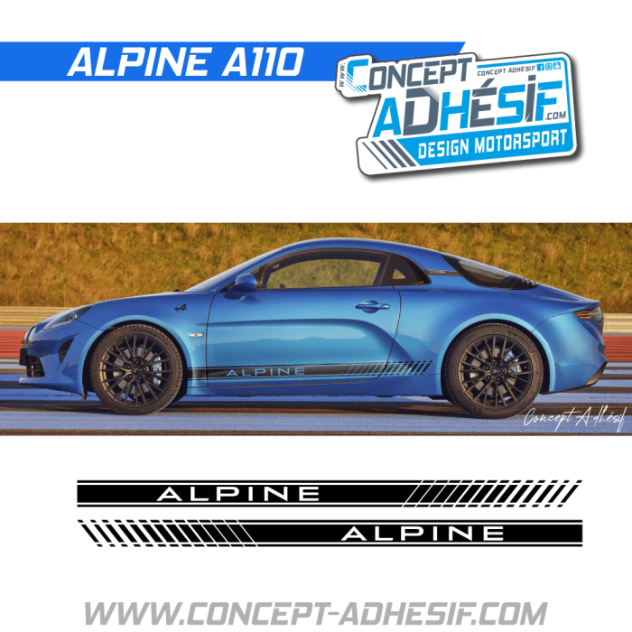 Bande bas de caisse Alpine 5