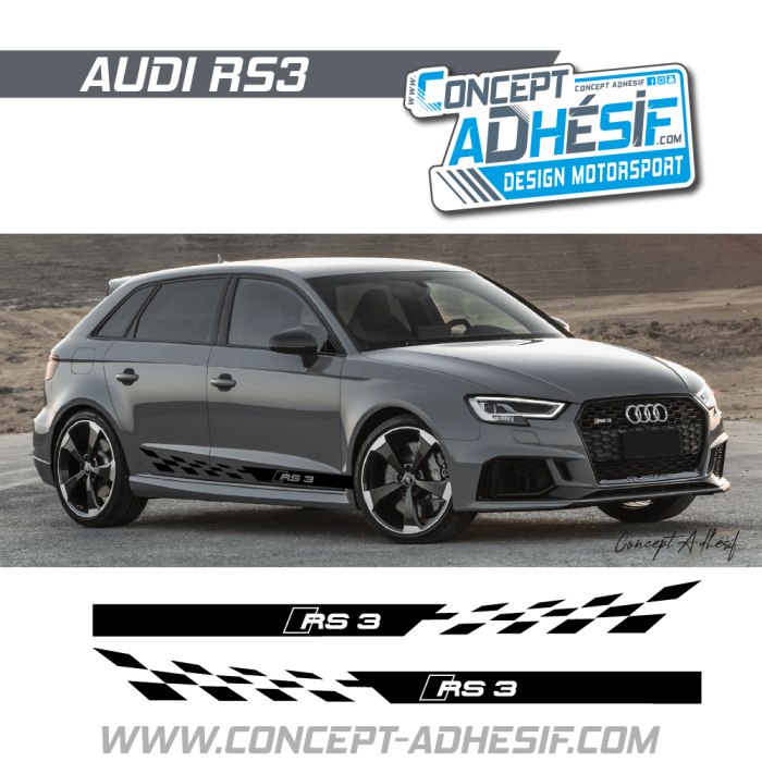 Bande bas de caisse Audi RS3 3