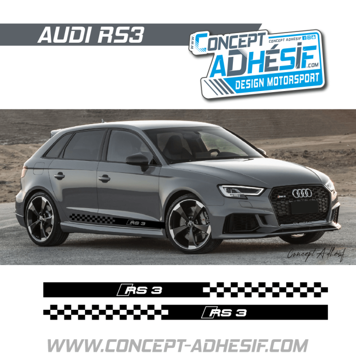 Bande bas de caisse Audi RS3 4