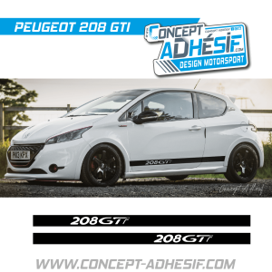 Bande bas de caisse 208 GTI 1