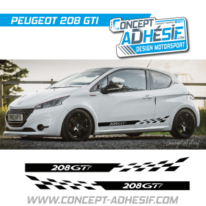 Bande bas de caisse 208 GTI 3