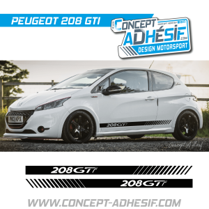 Bande bas de caisse 208 GTI 6