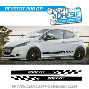 Bande bas de caisse 208 GTI 7