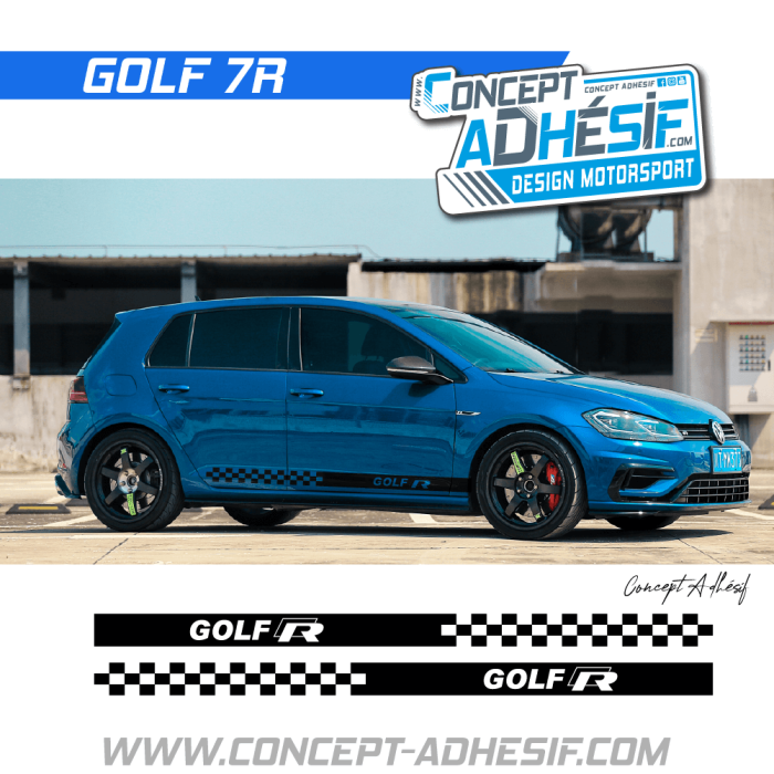 Bande bas de caisse Golf R 4