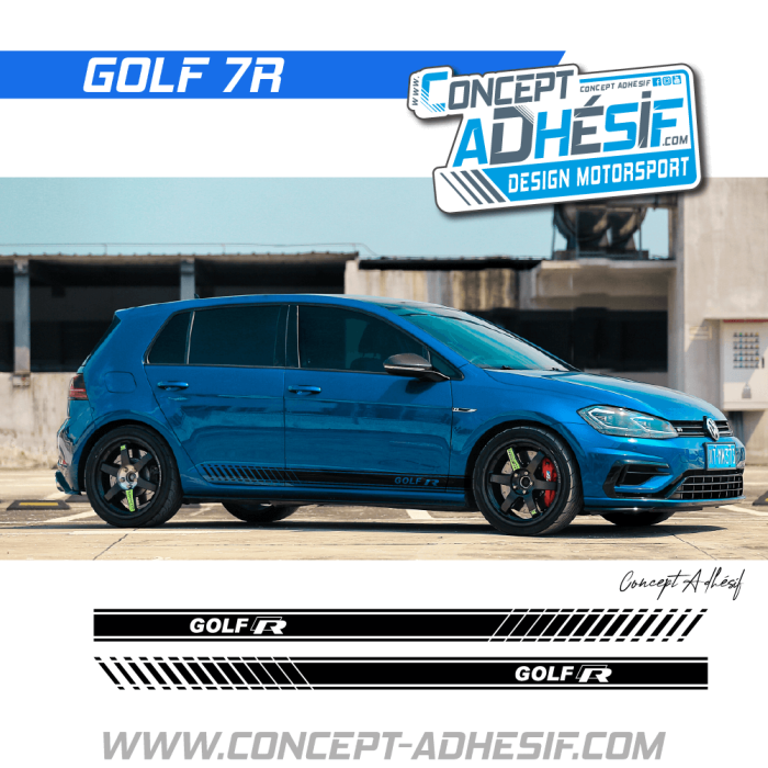 Bande bas de caisse Golf R 5