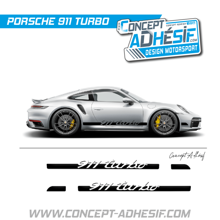 Bande bas de caisse 911 Turbo 4