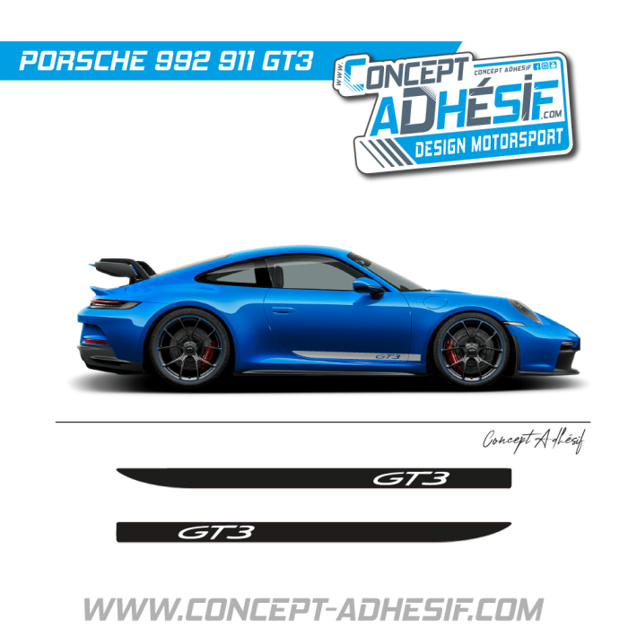 Bande bas de caisse 992 911 GT3