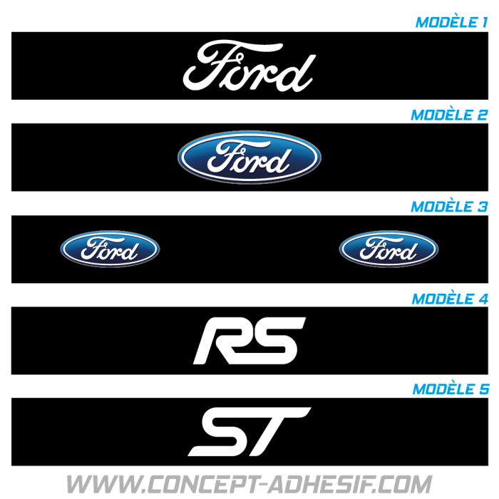 Bandeau pare soleil FORD 6