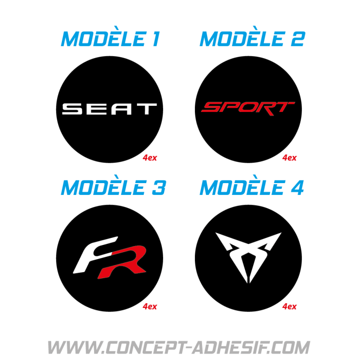 Centre de roues Seat - Cupra