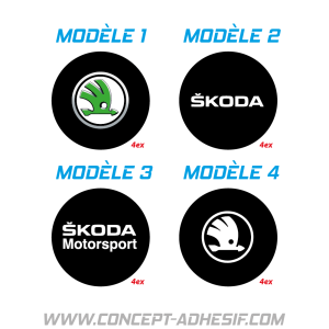 Centre de roues Skoda