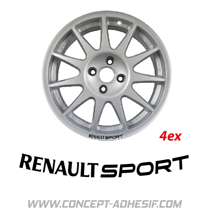 Stickers pour jantes Renault sport 2