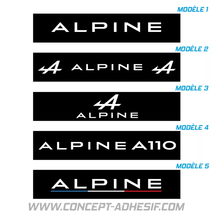 Cache plaque Alpine 2