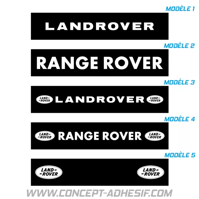 Cache plaque Land Rover 2