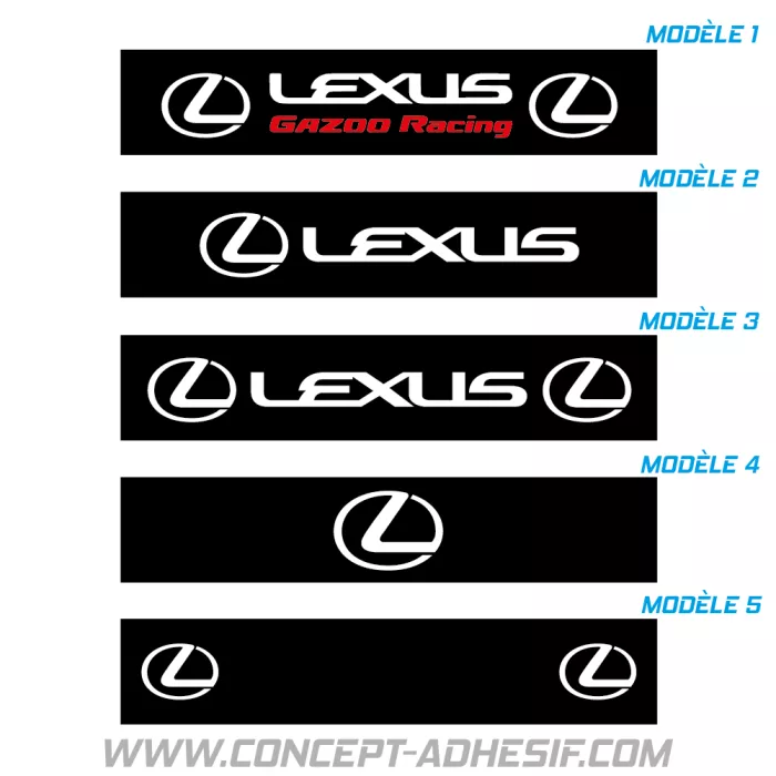 Cache plaque Lexus 2