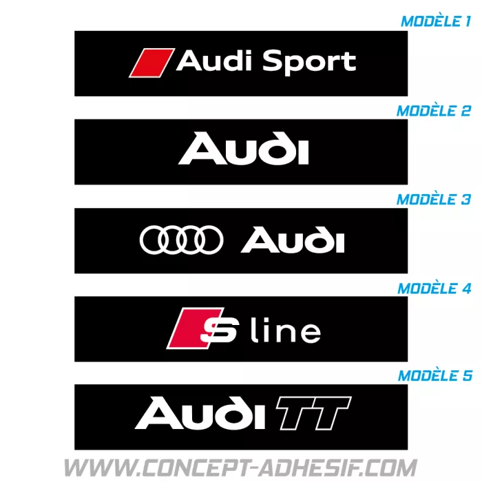 Cache plaque Audi 5