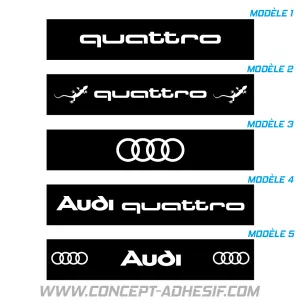 Cache plaque Audi 6