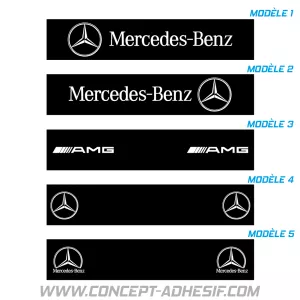 Cache plaque Mercedes 1