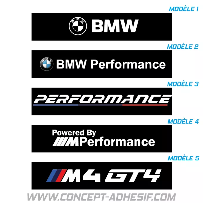 Cache plaque BMW 2