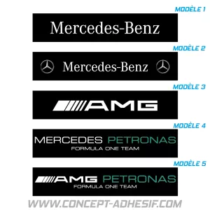 Cache plaque Mercedes 2