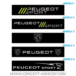 Cache plaque Peugeot 1