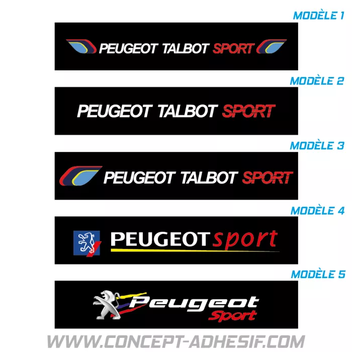 Cache plaque Peugeot 2