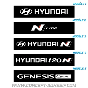 Cache plaque HYUNDAI 3