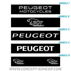 Cache plaque Peugeot 4