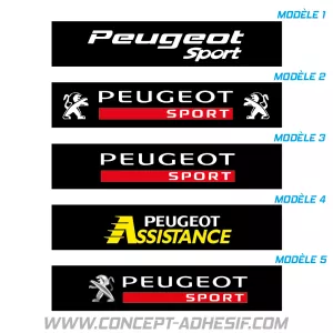 Cache plaque Peugeot 7