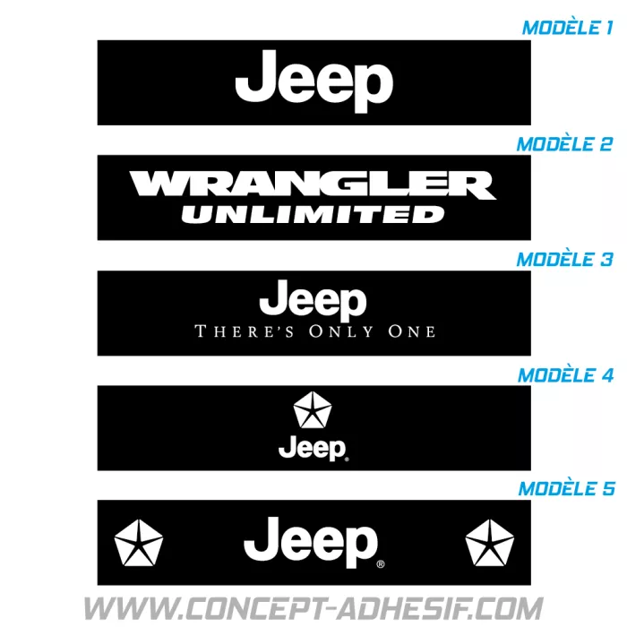 Cache plaque Jeep 3