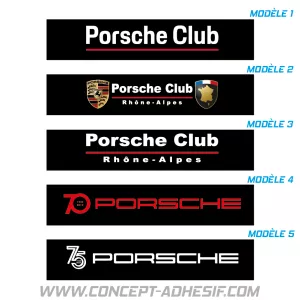 Cache plaque Porsche 4