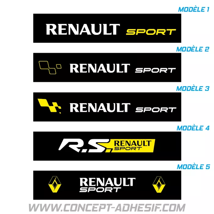 Cache plaque Renault 1