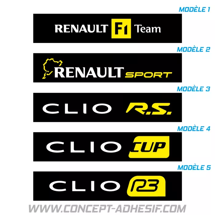 Cache plaque Renault 2