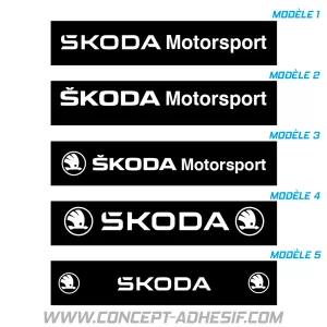 Cache plaque Skoda 2