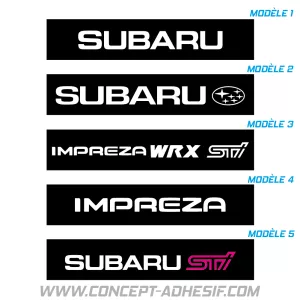 Cache plaque Subaru 1