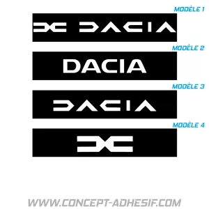 Cache plaque Dacia 1