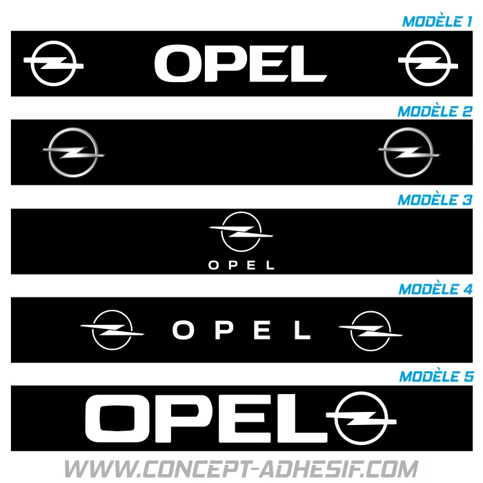 copy of Bandeau pare soleil OPEL 1