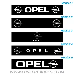 Cache plaque Opel 2