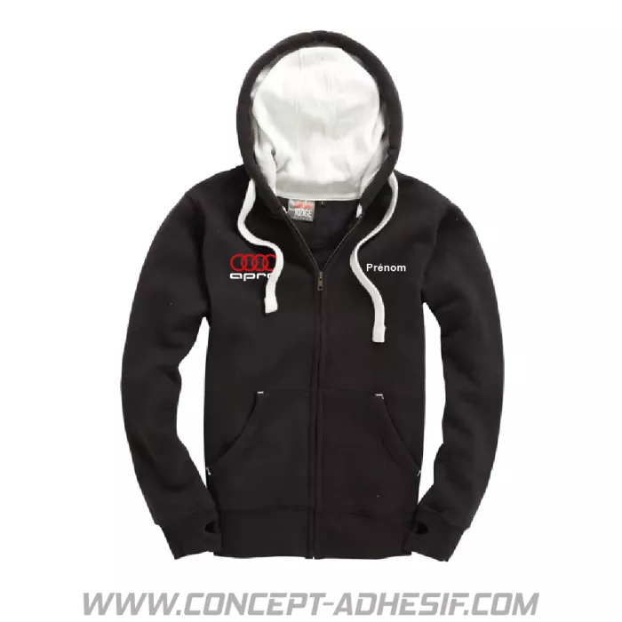Sweat capuche zippé TEAM APRA