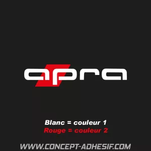 Sticker APRA 2