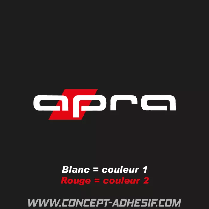 Sticker APRA 2