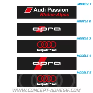 Cache plaque APRA - noir