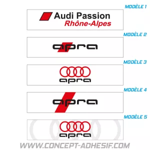 Cache plaque APRA - blanc